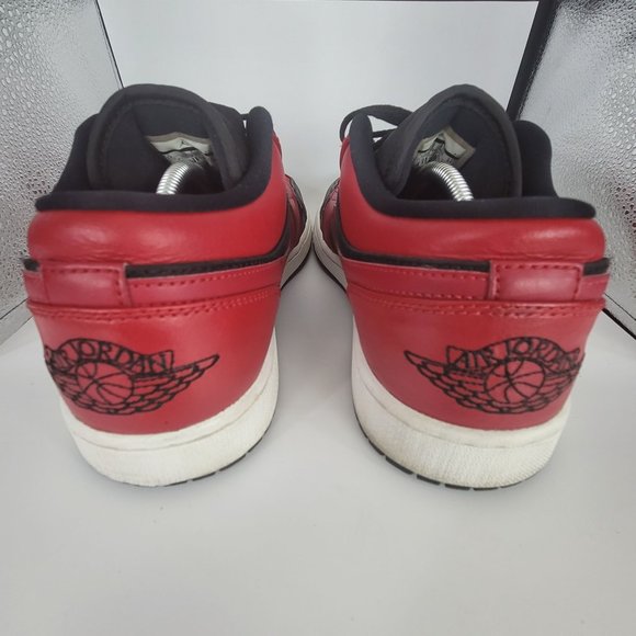 Nike Air Jordan 1 Retro Low 2014 Black Gym Red BRED 553558-001 US Size 13 - Picture 4 of 8